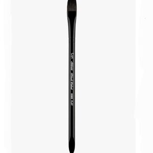 Silver Black Flat Brush 1/2